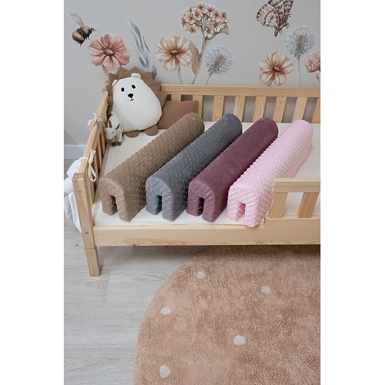 Zaščitna ograja za posteljo Ourbaby - temno siva