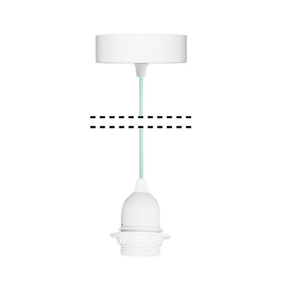 Závěsný kabel s objímkou 55 cm