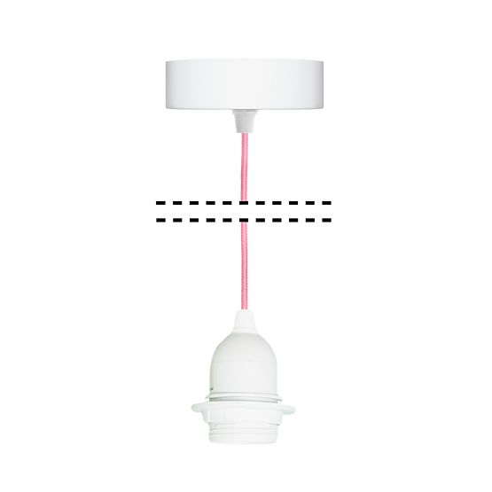 Závěsný kabel s objímkou 55 cm