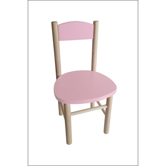 Otroški stol Polly - svetlo roza