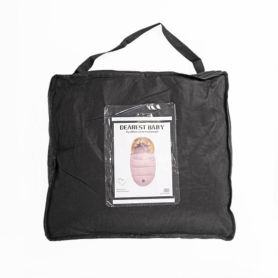 Zimska prevleka za noge za voziček Mouse - old roza