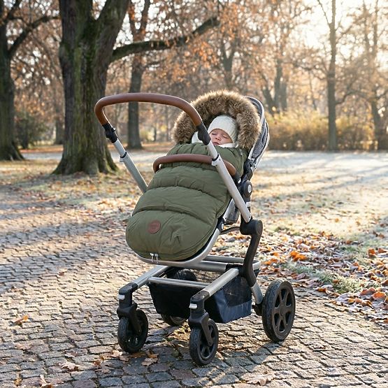 Zimska vreča za voziček Mouse - kaki