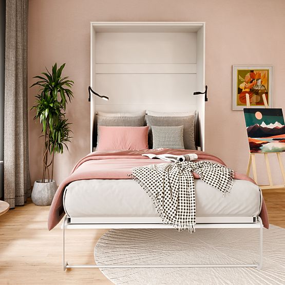 Zložljiva postelja KOBI VERTO 120x200 Bela 1 kos