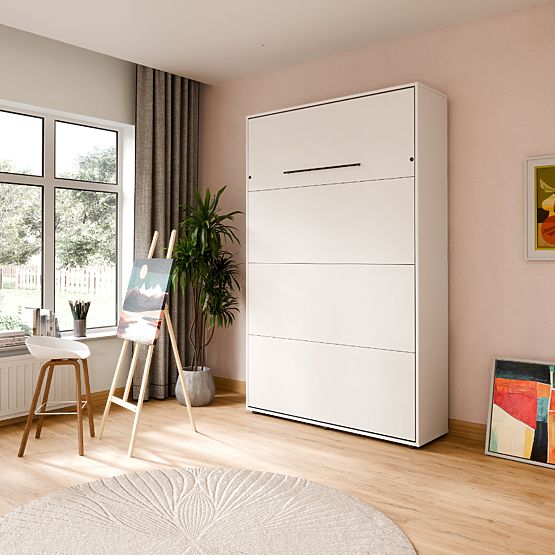 Zložljiva postelja KOBI VERTO 160x200 Bela 1 kos