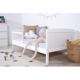 Otroška postelja Junior bela 140x70 cm
