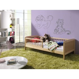 Otroška postelja Junior - 160x70 cm - naravna