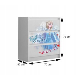 Otroška omarica Disney - Ledeno kraljestvo 2, BabyBoo, Frozen