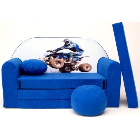 Otroška sedežna garnitura Racer modra, Welox