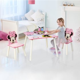 Otroška miza s stoli Minnie Mouse