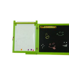 Otroška magnetna / kredna deska na steni - zelena, 3Toys.com