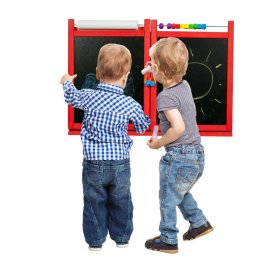 Otroška magnetna deska na steni - rdeča, 3Toys.com