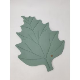 Bombažna igralna podloga Leaf - zelena, TOLO