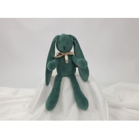Velur igrača Zajec 35 cm - zelena, TOLO