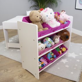 Ourbaby organizator igrač z roza škatlami