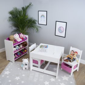 Ourbaby organizator igrač z roza škatlami