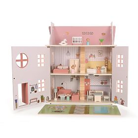 2Kids Toys Hišica z lutkami roza, 2Kids Toys