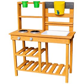 2Kids Toys Lesena vrtna kuhinja z umivalnikom, 2Kids Toys