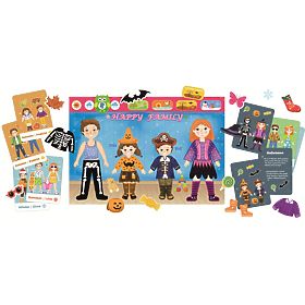 2Kids Toys Magnetno oblačenje Družina, 2Kids Toys