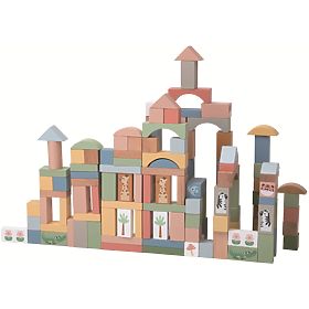 2Kids Toys Safari kocke z živalmi 120 kosov
