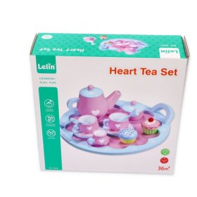 Lesen čajni set s srčki