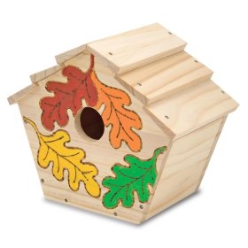 Kreativni komplet - lesena ptičja hišica