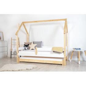 Otroška hiška postelja Frank SCANDI - bela-naravna, Litdrew