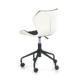 Študentski stol Matrix - belo-črn, Halmar