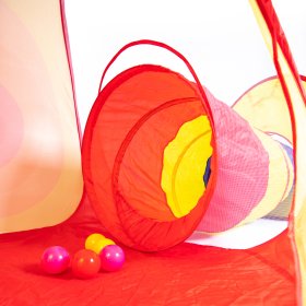 Otroški šotor s tunelom in bazenom