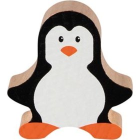Lesena igra ravnotežja - pingvini
