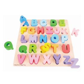 Bigjigs Baby Abeceda velike črke, Bigjigs Toys