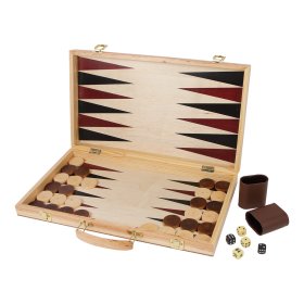 Small Foot Case za šah in backgammon, small foot