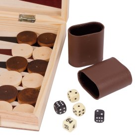 Small Foot Case za šah in backgammon, small foot