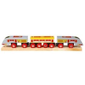 Bigjigs Rail Eurostar Express + 3 tiri, Bigjigs Rail