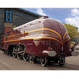 Bigjigs Rail replika lokomotive Duchess of Hamilton + 3 tirnice, Bigjigs Rail