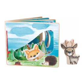 Interaktivna igra slikanica Small Foot Wooden, small foot