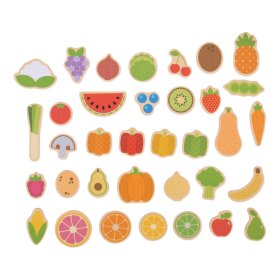 Bigjigs Toys Magneti za sadje in zelenjavo