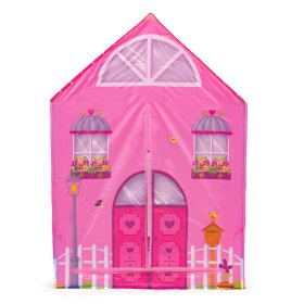 Otroški šotor s tunelom - roza hiša, IPLAY