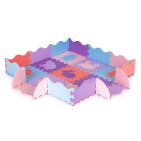 Otroška poučna podloga iz pene - puzzle živali, IPLAY