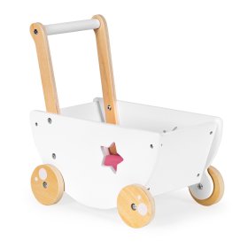 Lesen voziček za punčke + hojica 2v1, EcoToys