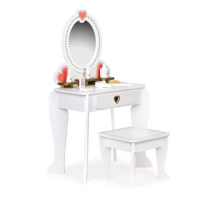 Dekliška toaletna mizica z dodatki, EcoToys