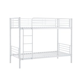 Kovinski pograd BUNKY 200x90 cm - bela
