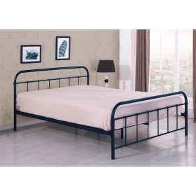 Kovinska postelja LINDA 120x200 cm - črna