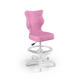 Otroški ergonomski pisalni stol nastavljiv na višino 119-142 cm - roza, ENTELO