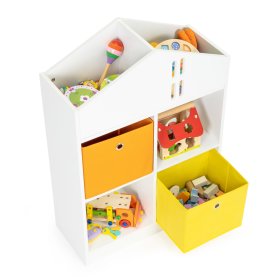 Hišna knjižnica s škatlami za shranjevanje, EcoToys
