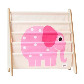 Stojalo za knjige 3 SPROUTS - Rožnati slon