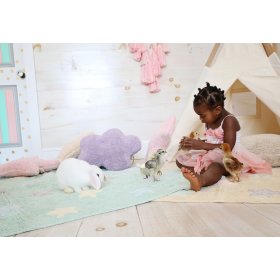 Otroška preproga z zvezdicami Tricolor Stars - Soft Mint, Kidsconcept