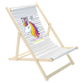 Otroški ležalnik za plažo Unicorn, Chill Outdoor