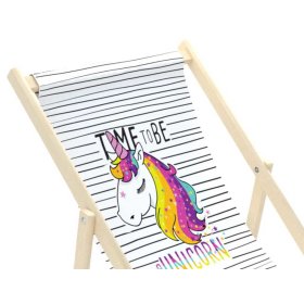 Otroški ležalnik za plažo Unicorn, Chill Outdoor