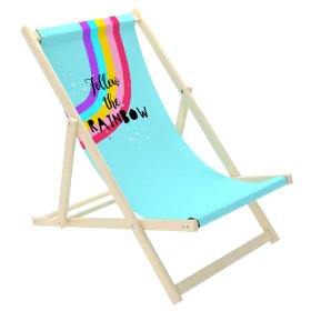 Otroški ležalnik za plažo Rainbow, Chill Outdoor