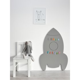 Deska za lopar 80cm - siva